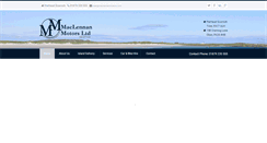 Desktop Screenshot of maclennanmotors.com